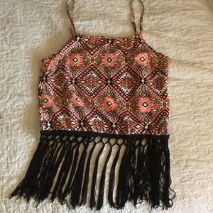 Fringe top